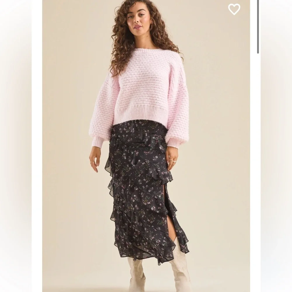 New with tags Altar’d state calanthe asymmetrical floral skirt
